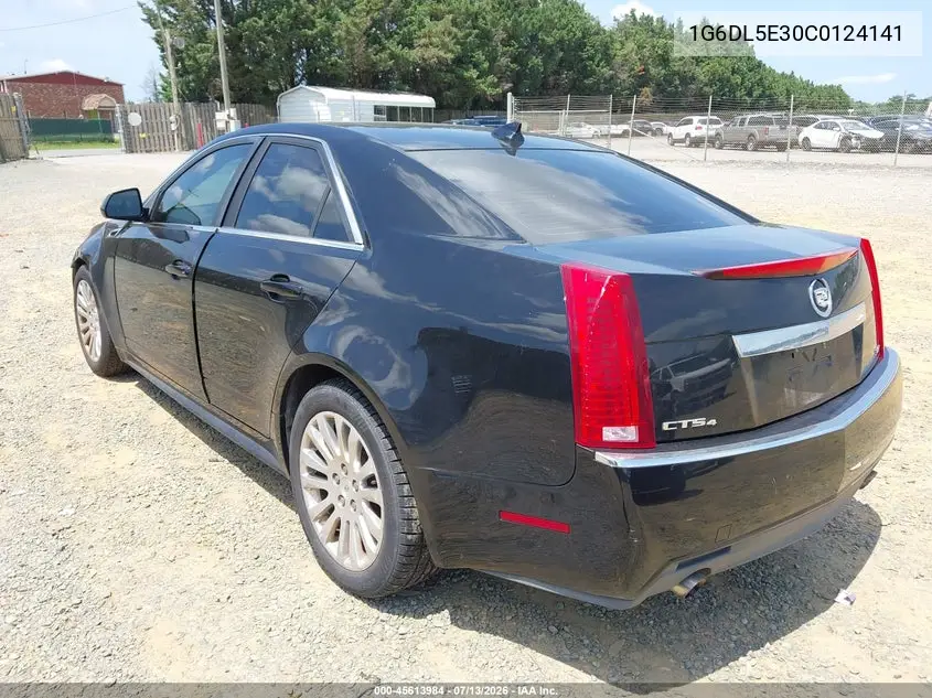 2012 Cadillac Cts Performance VIN: 1G6DL5E30C0124141 Lot: 45613984