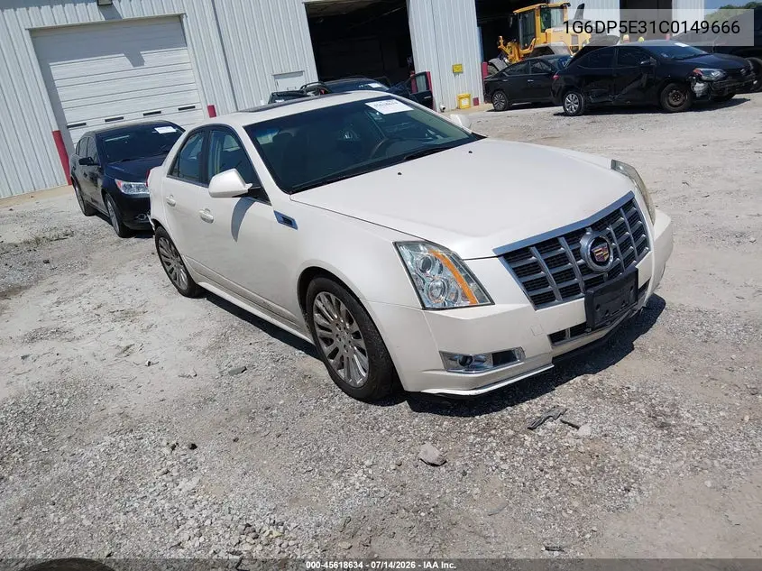 2012 Cadillac Cts Premium VIN: 1G6DP5E31C0149666 Lot: 45618634