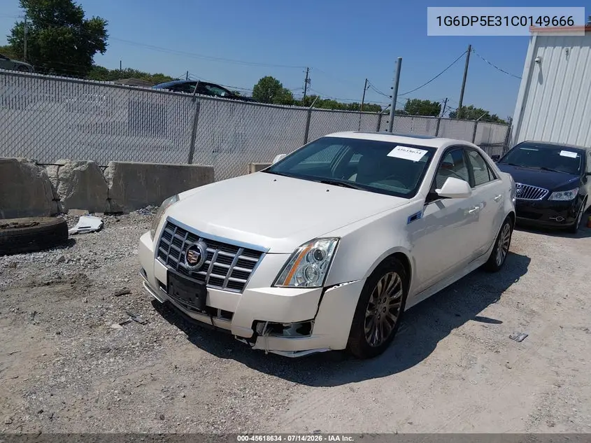 2012 Cadillac Cts Premium VIN: 1G6DP5E31C0149666 Lot: 45618634