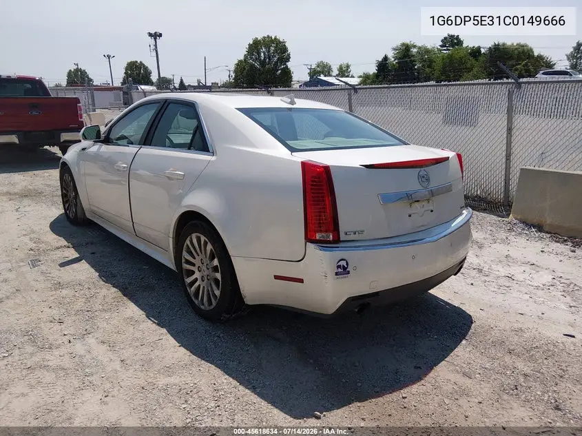 2012 Cadillac Cts Premium VIN: 1G6DP5E31C0149666 Lot: 45618634