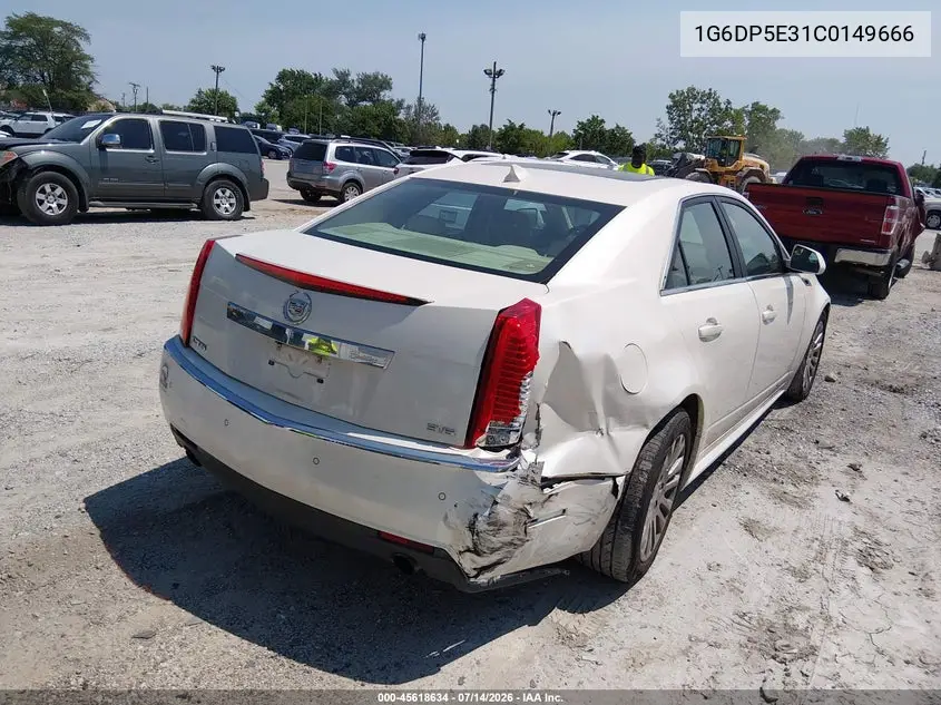 2012 Cadillac Cts Premium VIN: 1G6DP5E31C0149666 Lot: 45618634