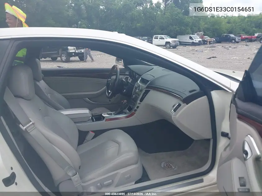2012 Cadillac Cts Premium VIN: 1G6DS1E33C0154651 Lot: 45623895