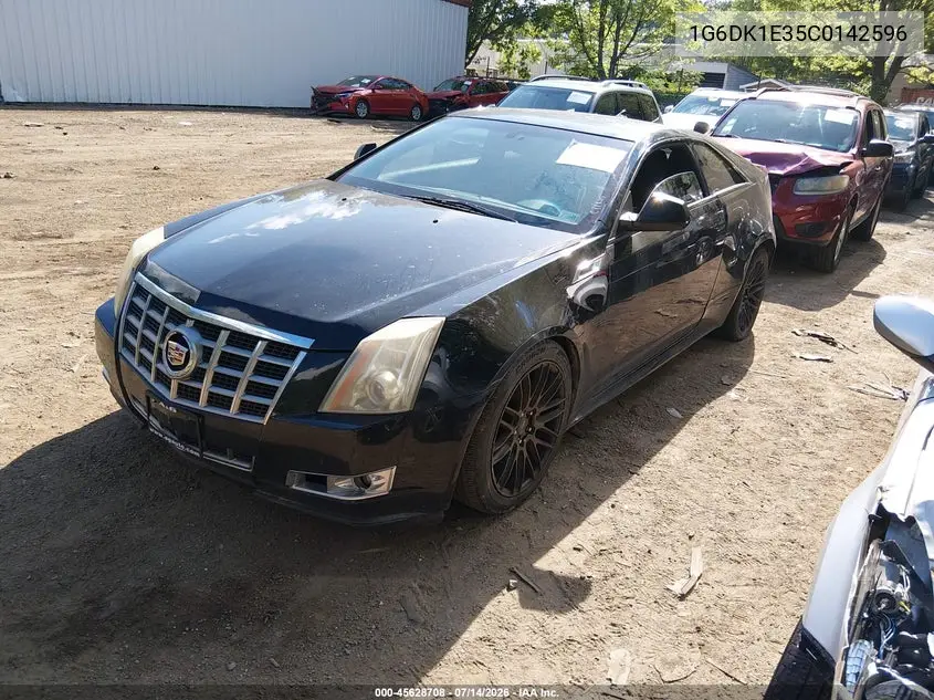 2012 Cadillac Cts Performance VIN: 1G6DK1E35C0142596 Lot: 45628708