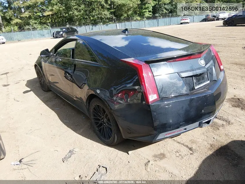 2012 Cadillac Cts Performance VIN: 1G6DK1E35C0142596 Lot: 45628708