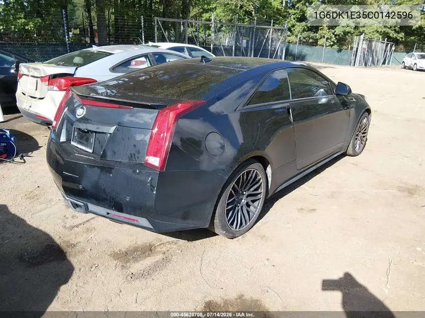 2012 Cadillac Cts Performance VIN: 1G6DK1E35C0142596 Lot: 45628708