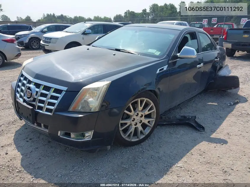2012 Cadillac Cts Premium VIN: 1G6DS5E37C0111292 Lot: 45631018
