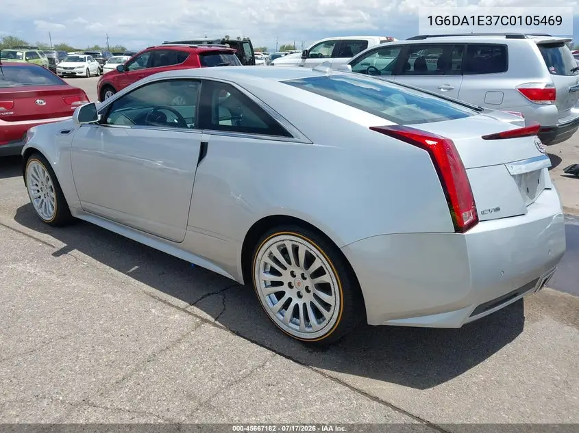 2012 Cadillac Cts Standard VIN: 1G6DA1E37C0105469 Lot: 45667182