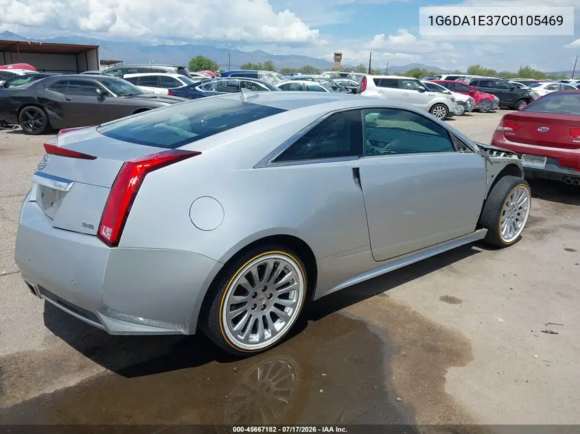 2012 Cadillac Cts Standard VIN: 1G6DA1E37C0105469 Lot: 45667182