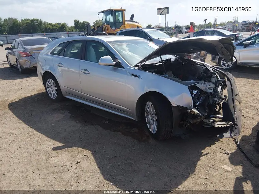 2012 Cadillac Cts Luxury VIN: 1G6DE8E5XC0145950 Lot: 45693315