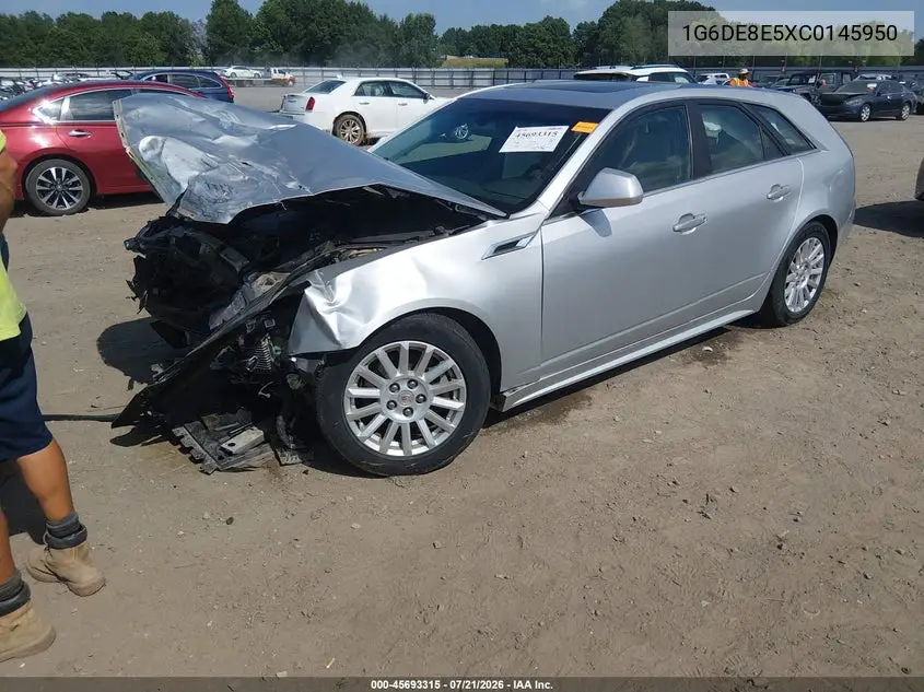 2012 Cadillac Cts Luxury VIN: 1G6DE8E5XC0145950 Lot: 45693315