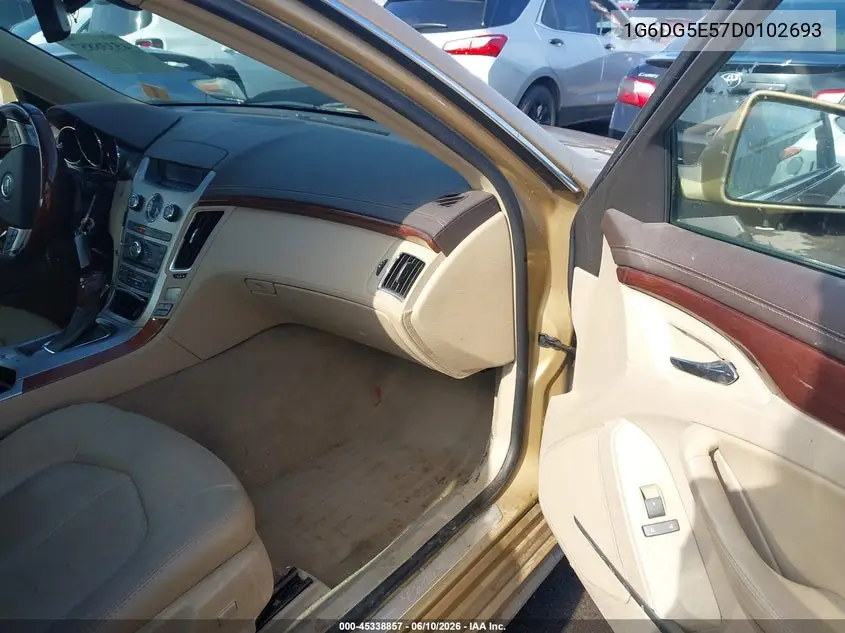 2013 Cadillac Cts Luxury VIN: 1G6DG5E57D0102693 Lot: 45338857