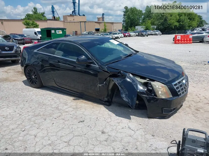 2013 Cadillac Cts Standard VIN: 1G6DC1E34D0109281 Lot: 45361682