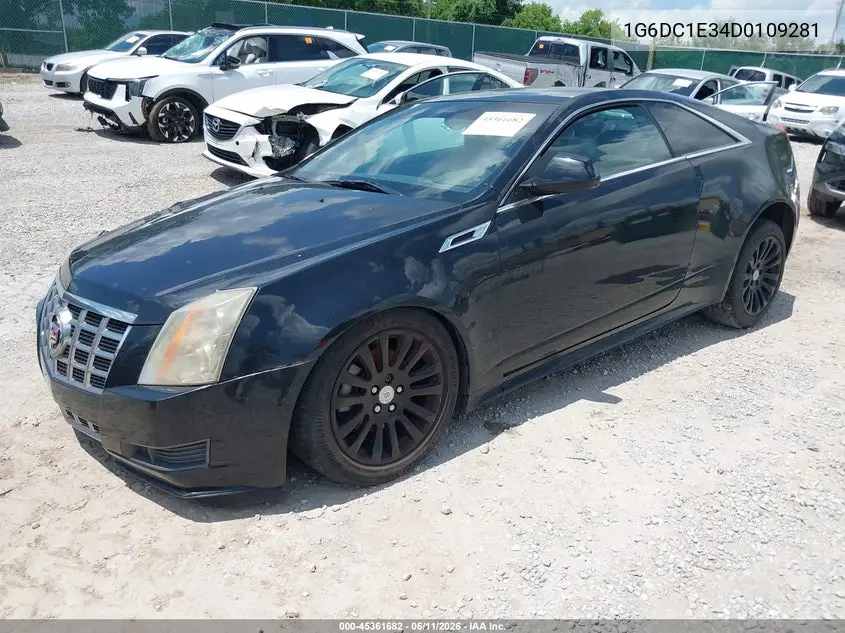2013 Cadillac Cts Standard VIN: 1G6DC1E34D0109281 Lot: 45361682
