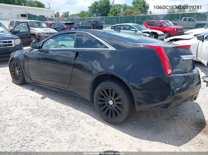 2013 Cadillac Cts Standard VIN: 1G6DC1E34D0109281 Lot: 45361682