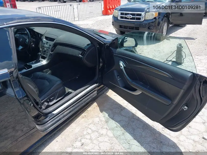 2013 Cadillac Cts Standard VIN: 1G6DC1E34D0109281 Lot: 45361682