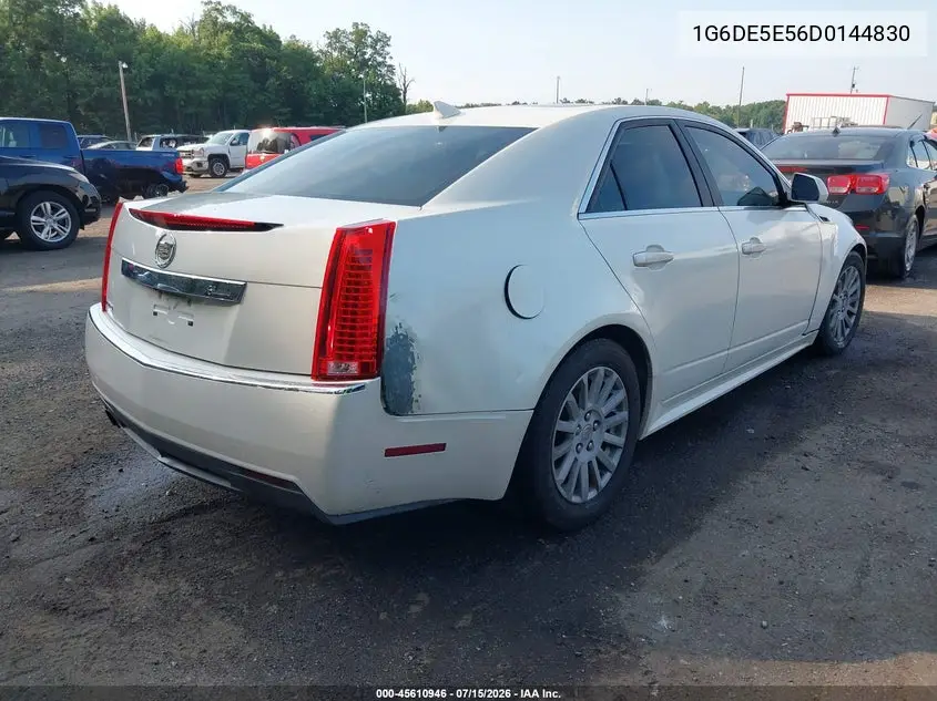 2013 Cadillac Cts Luxury VIN: 1G6DE5E56D0144830 Lot: 45610946