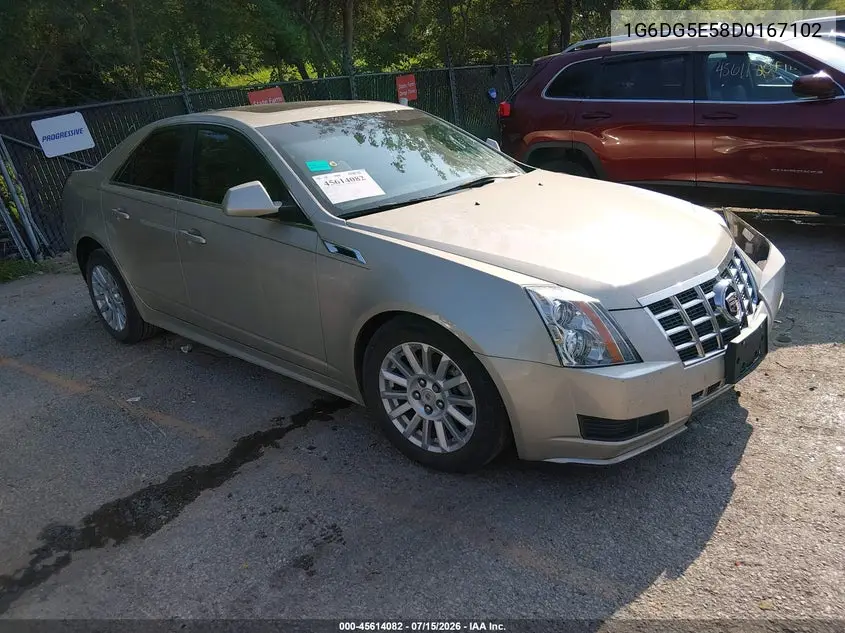 2013 Cadillac Cts Luxury VIN: 1G6DG5E58D0167102 Lot: 45614082