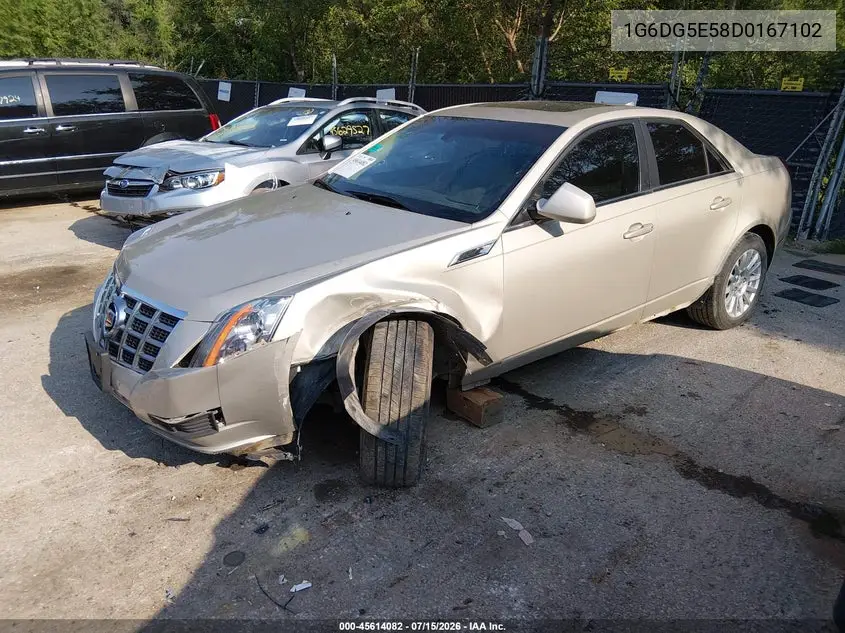 2013 Cadillac Cts Luxury VIN: 1G6DG5E58D0167102 Lot: 45614082