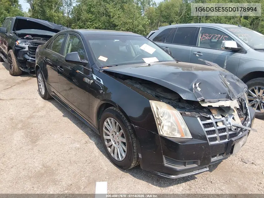 2013 Cadillac Cts Luxury VIN: 1G6DG5E55D0178994 Lot: 45617679