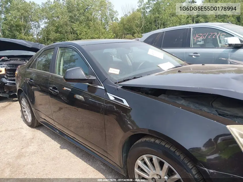 2013 Cadillac Cts Luxury VIN: 1G6DG5E55D0178994 Lot: 45617679