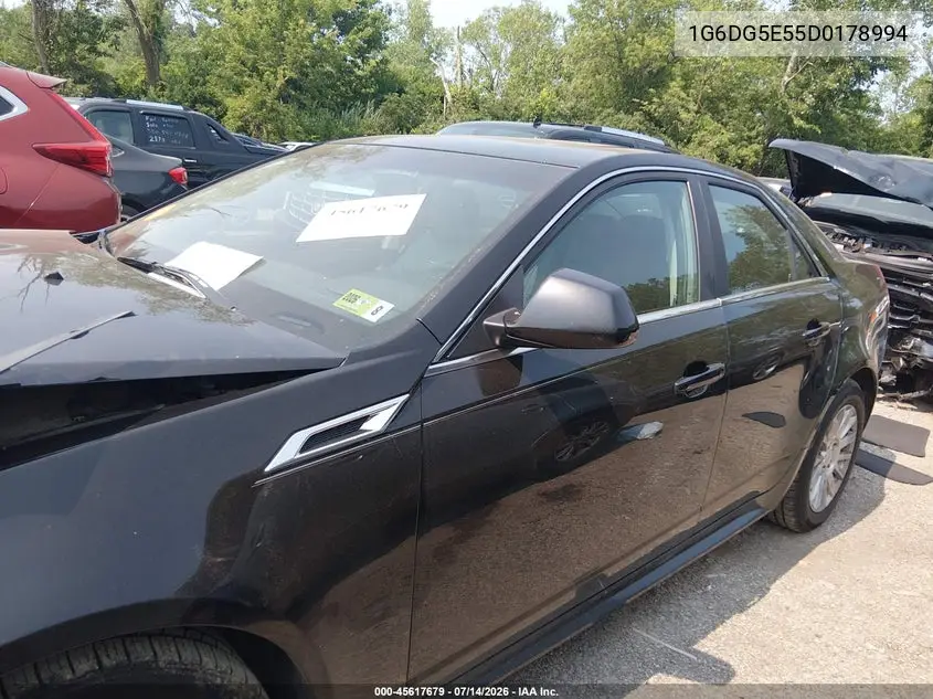2013 Cadillac Cts Luxury VIN: 1G6DG5E55D0178994 Lot: 45617679