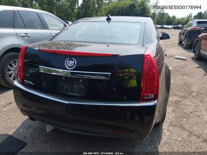 2013 Cadillac Cts Luxury VIN: 1G6DG5E55D0178994 Lot: 45617679