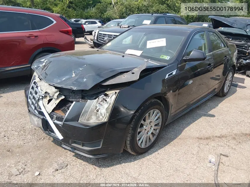 2013 Cadillac Cts Luxury VIN: 1G6DG5E55D0178994 Lot: 45617679