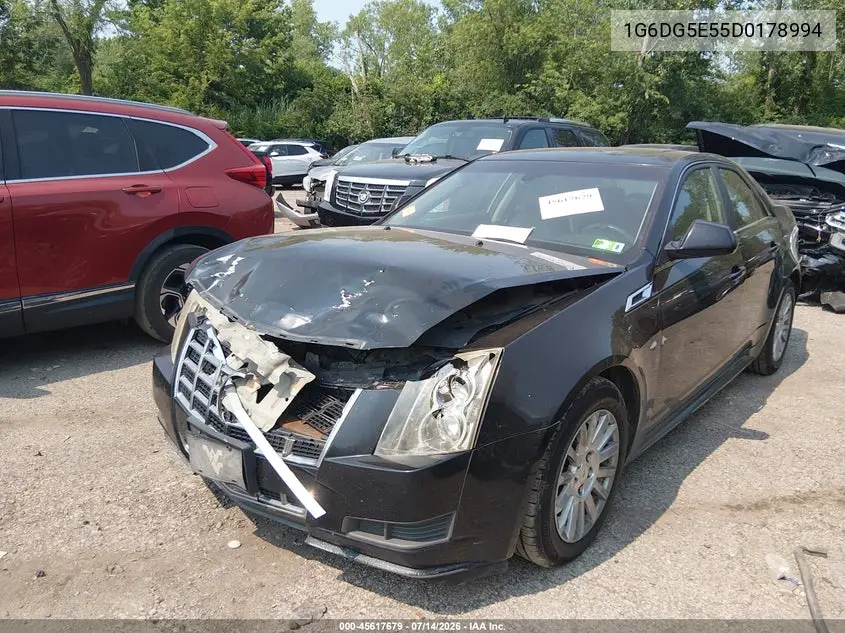 2013 Cadillac Cts Luxury VIN: 1G6DG5E55D0178994 Lot: 45617679