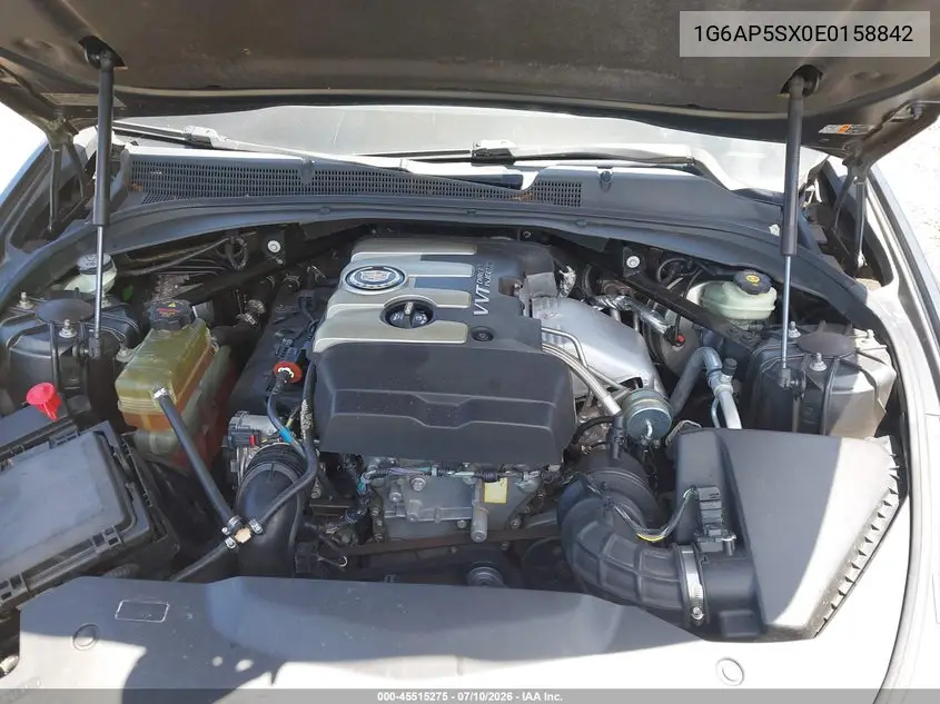 2014 Cadillac Cts Standard VIN: 1G6AP5SX0E0158842 Lot: 45515275