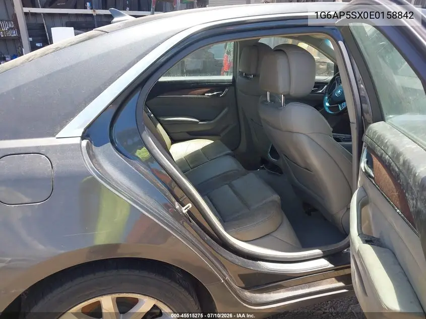 2014 Cadillac Cts Standard VIN: 1G6AP5SX0E0158842 Lot: 45515275
