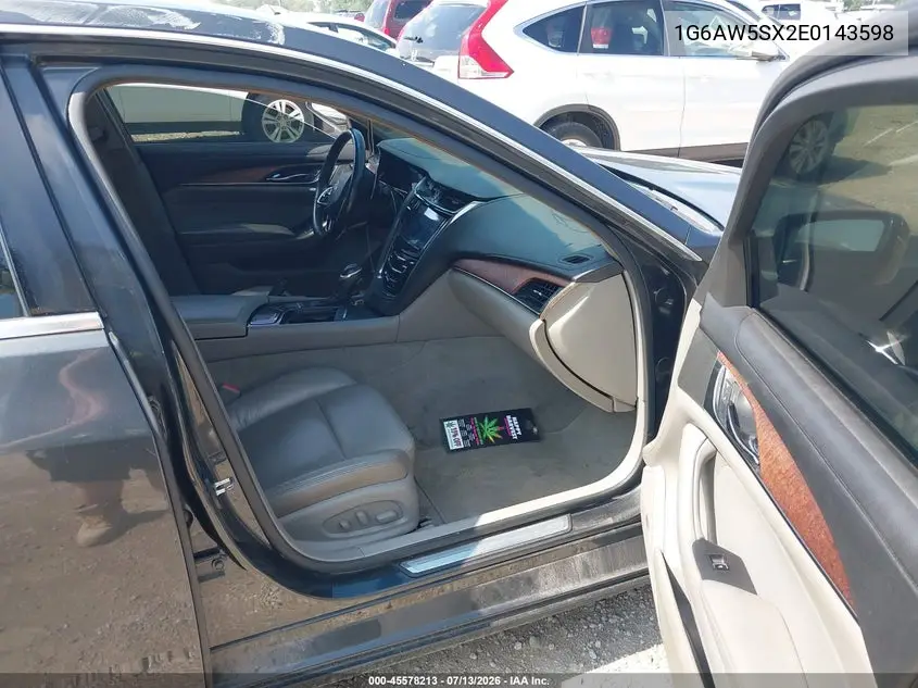 2014 Cadillac Cts Standard VIN: 1G6AW5SX2E0143598 Lot: 45578213
