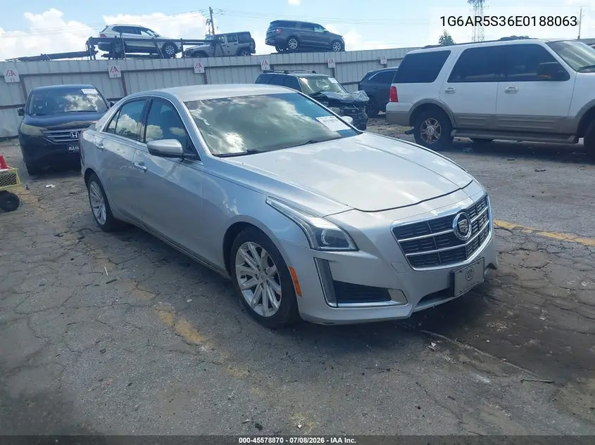 2014 Cadillac Cts Luxury VIN: 1G6AR5S36E0188063 Lot: 45578870