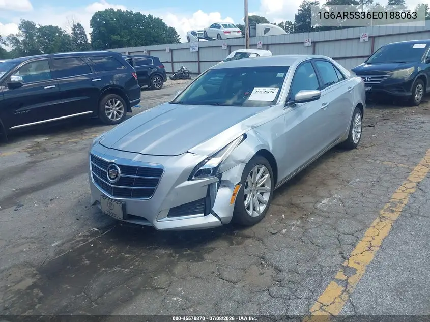 2014 Cadillac Cts Luxury VIN: 1G6AR5S36E0188063 Lot: 45578870