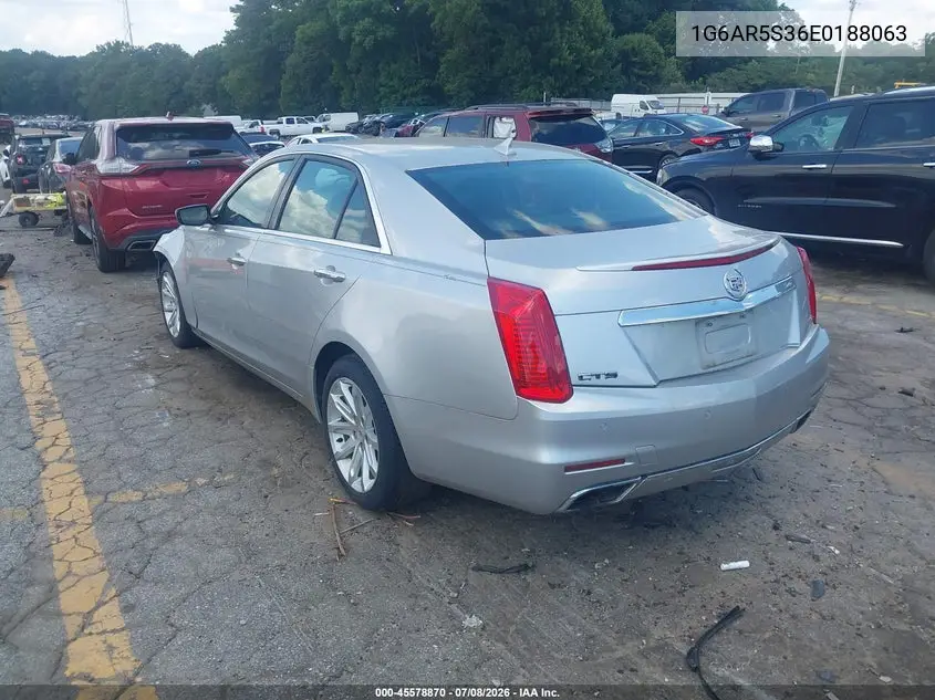 2014 Cadillac Cts Luxury VIN: 1G6AR5S36E0188063 Lot: 45578870