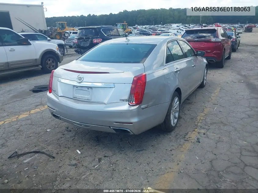 2014 Cadillac Cts Luxury VIN: 1G6AR5S36E0188063 Lot: 45578870