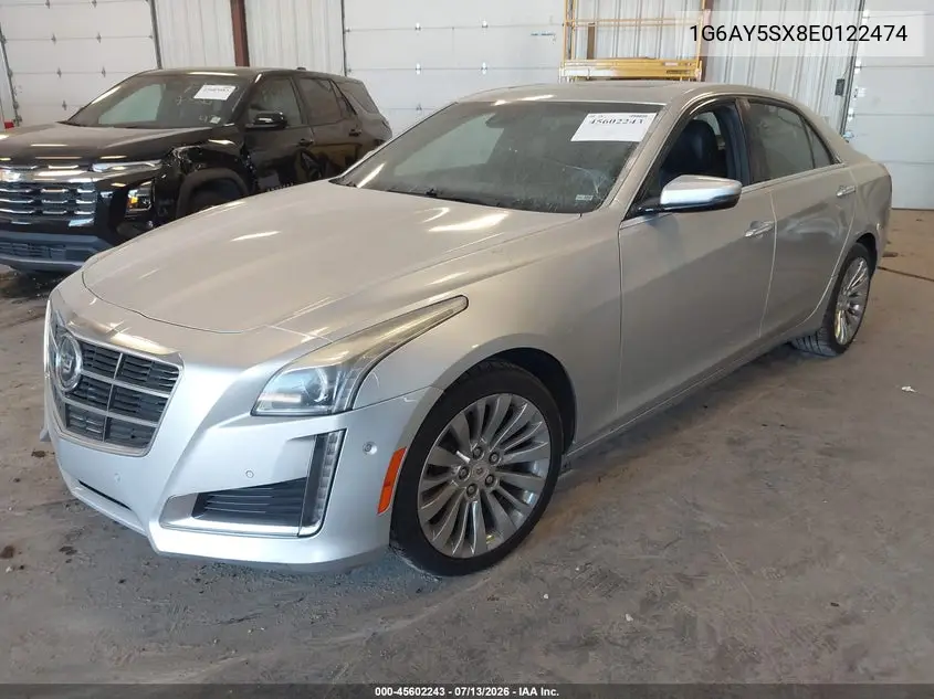 2014 Cadillac Cts Performance VIN: 1G6AY5SX8E0122474 Lot: 45602243