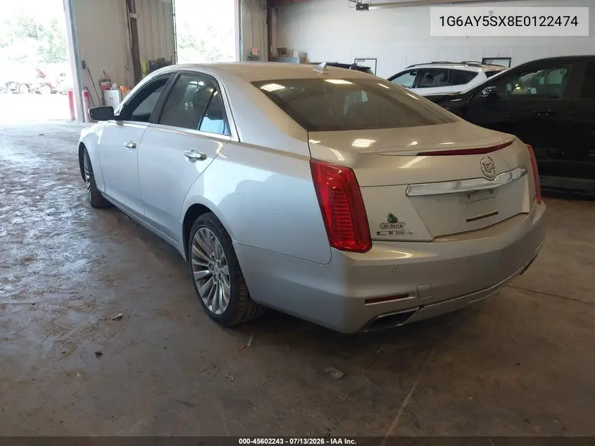 2014 Cadillac Cts Performance VIN: 1G6AY5SX8E0122474 Lot: 45602243