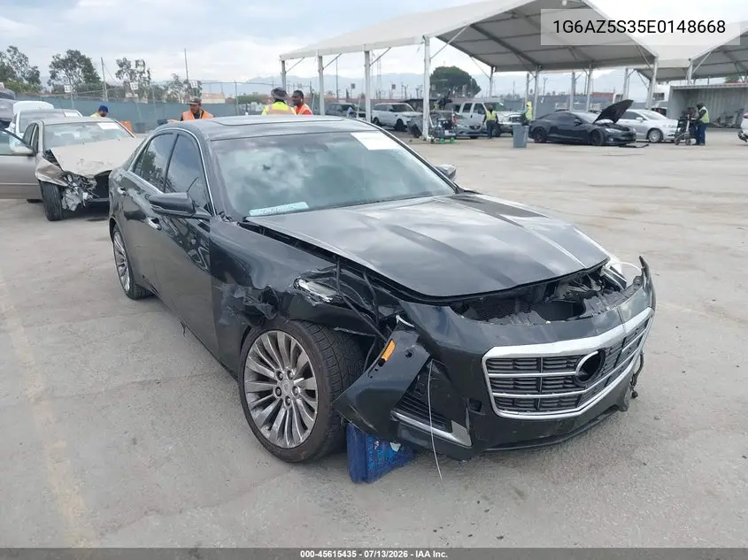 2014 Cadillac Cts Premium VIN: 1G6AZ5S35E0148668 Lot: 45615435