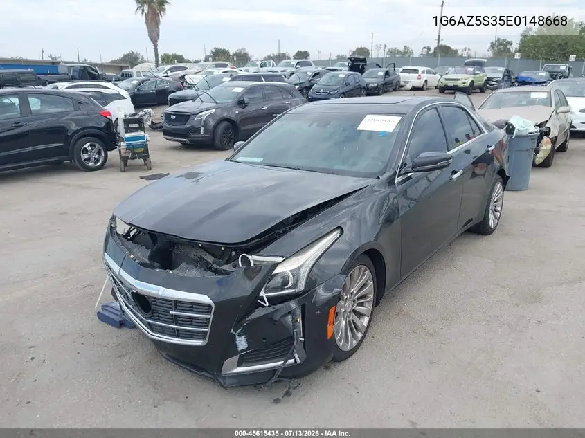 2014 Cadillac Cts Premium VIN: 1G6AZ5S35E0148668 Lot: 45615435