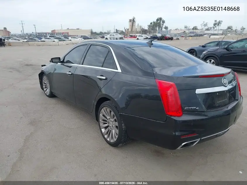 2014 Cadillac Cts Premium VIN: 1G6AZ5S35E0148668 Lot: 45615435