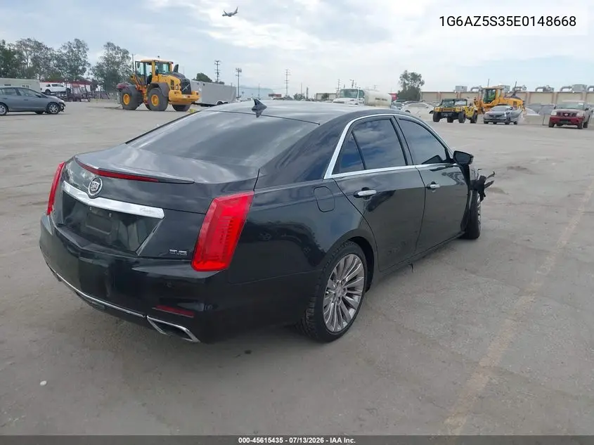 2014 Cadillac Cts Premium VIN: 1G6AZ5S35E0148668 Lot: 45615435
