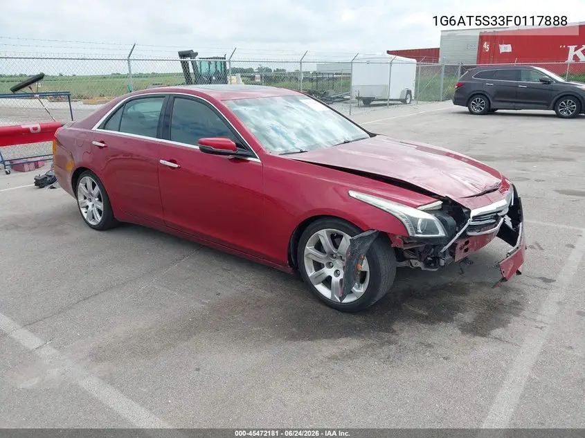 2015 Cadillac Cts Premium VIN: 1G6AT5S33F0117888 Lot: 45472181