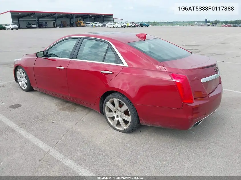 2015 Cadillac Cts Premium VIN: 1G6AT5S33F0117888 Lot: 45472181