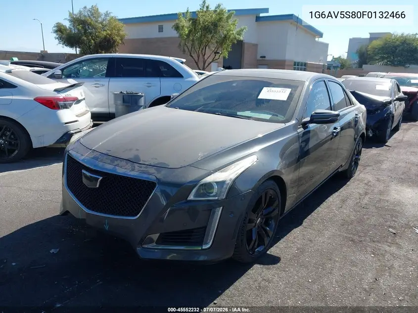 2015 Cadillac Cts Vsport Premium VIN: 1G6AV5S80F0132466 Lot: 45552232