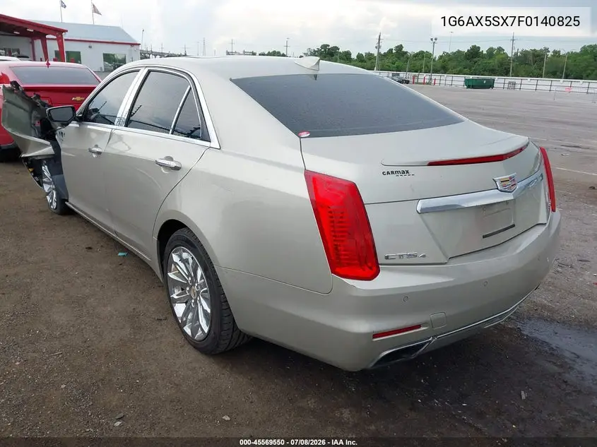 2015 Cadillac Cts Luxury VIN: 1G6AX5SX7F0140825 Lot: 45569550