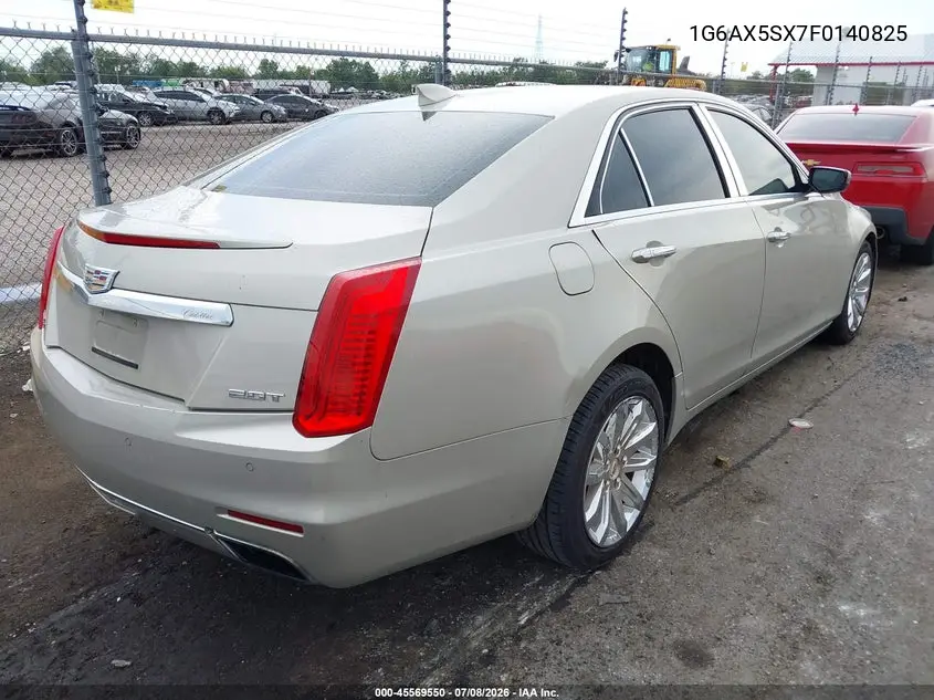 2015 Cadillac Cts Luxury VIN: 1G6AX5SX7F0140825 Lot: 45569550