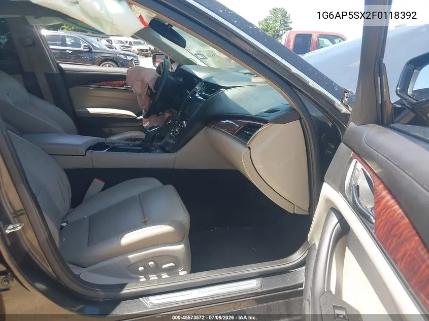 2015 Cadillac Cts Standard VIN: 1G6AP5SX2F0118392 Lot: 45573572