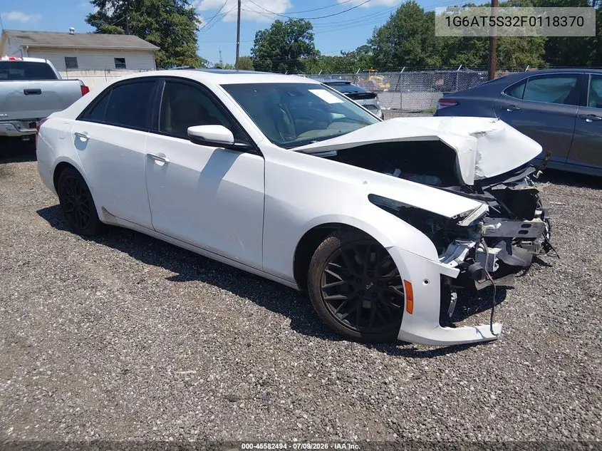 2015 Cadillac Cts Premium VIN: 1G6AT5S32F0118370 Lot: 45582494