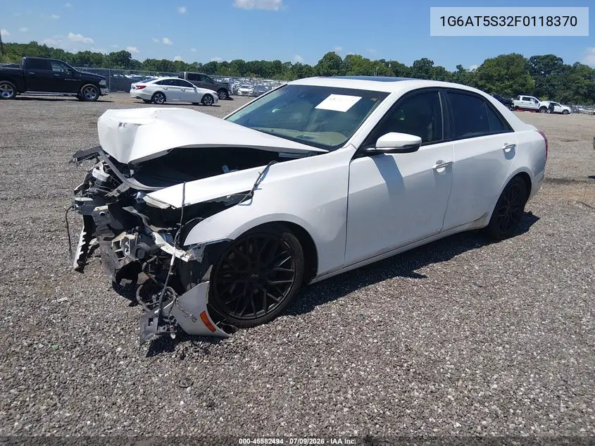 2015 Cadillac Cts Premium VIN: 1G6AT5S32F0118370 Lot: 45582494
