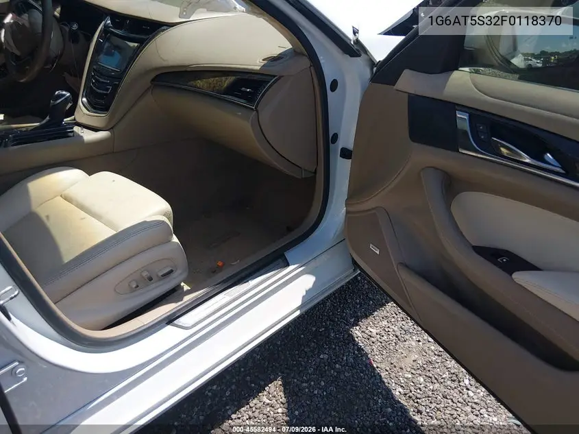 2015 Cadillac Cts Premium VIN: 1G6AT5S32F0118370 Lot: 45582494